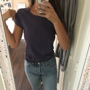 Purple lulu lemon short sleeve top